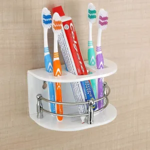 0697 Multi Purpose Tooth Brush Holder/Tooth Paste Stand   (H-107)