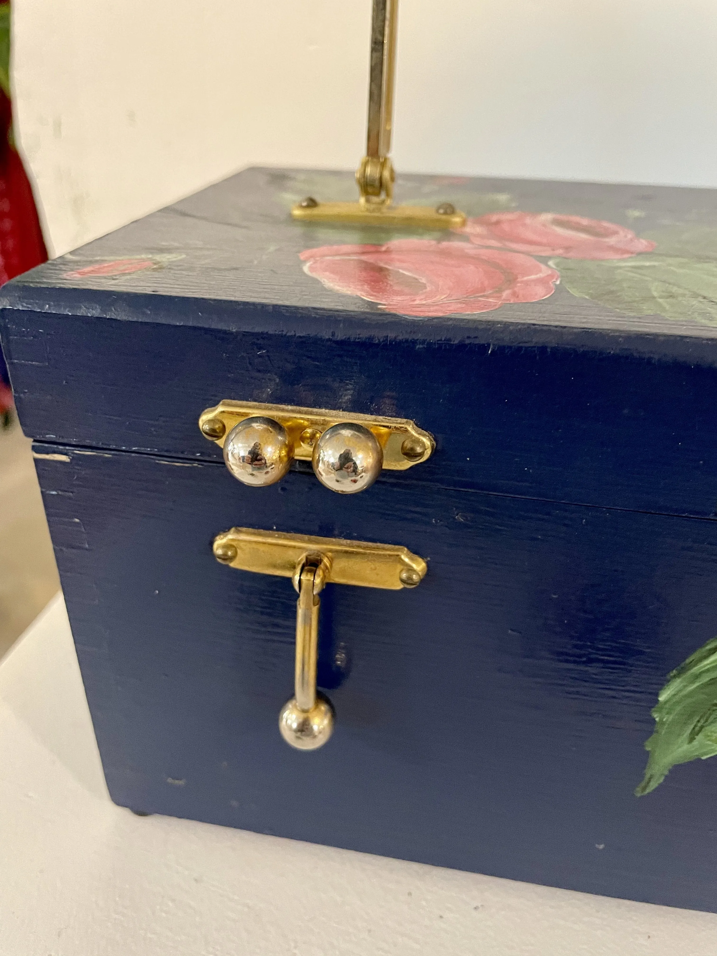 1960s Fred's hand-painted box bag