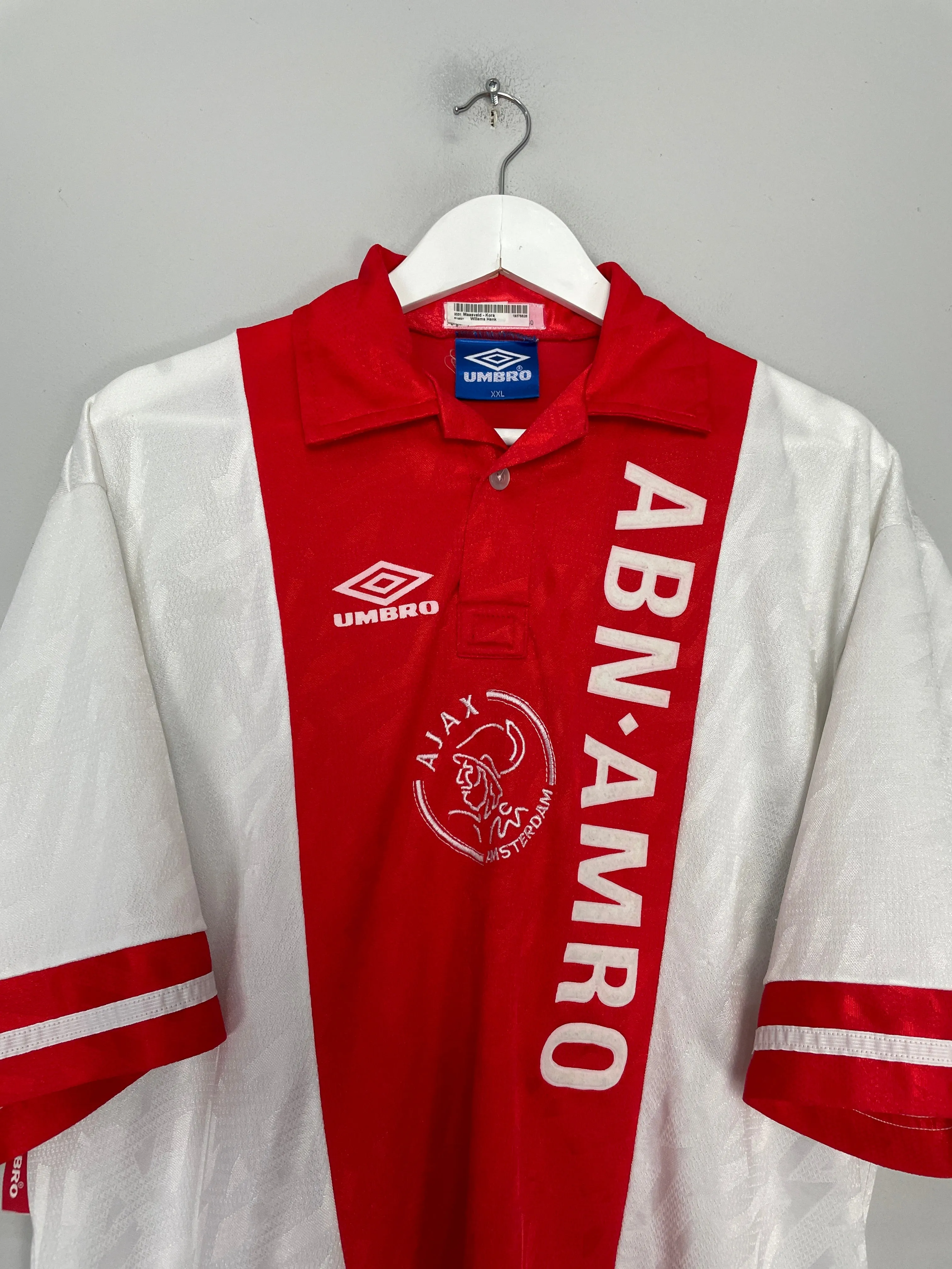 1993/94 AJAX HOME SHIRT (XXL) UMBRO