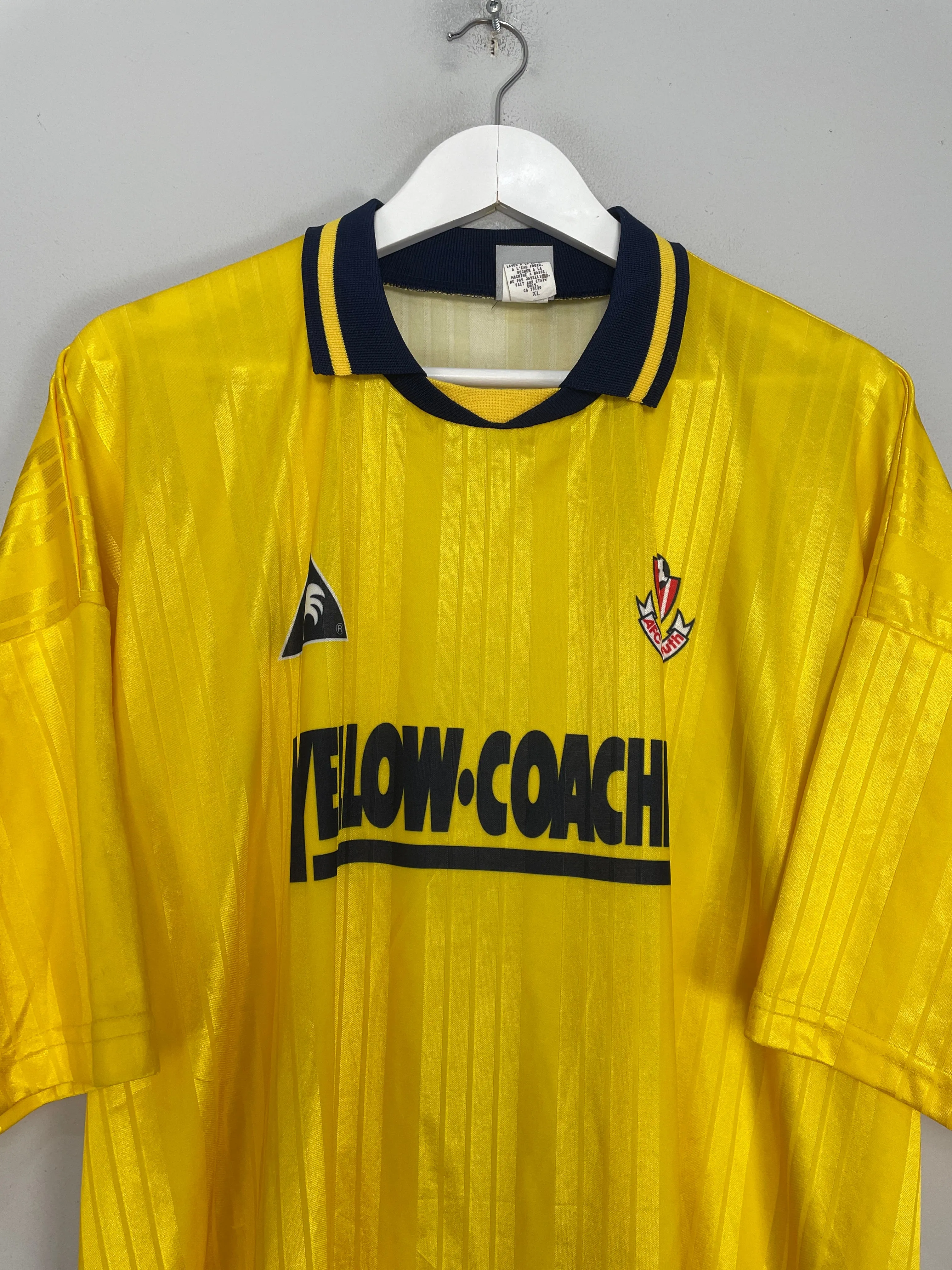 1995/96 BOURNEMOUTH AWAY SHIRT (XL) LE COQ