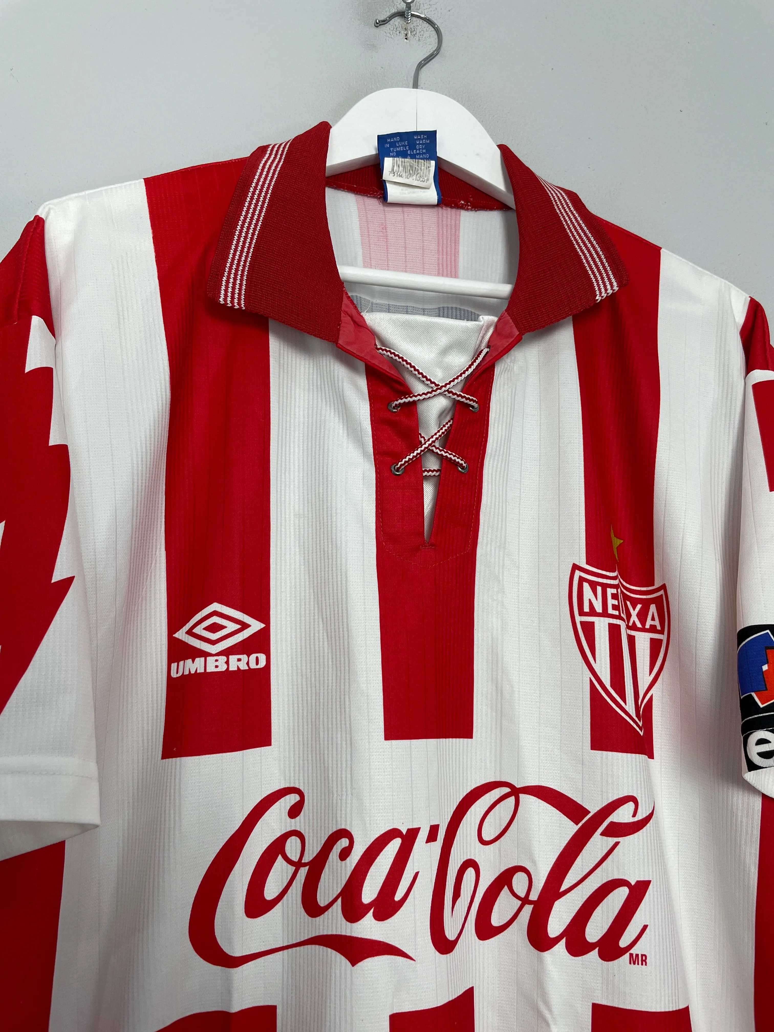 1995/96 NECAXA HOME SHIRT (L) UMBRO