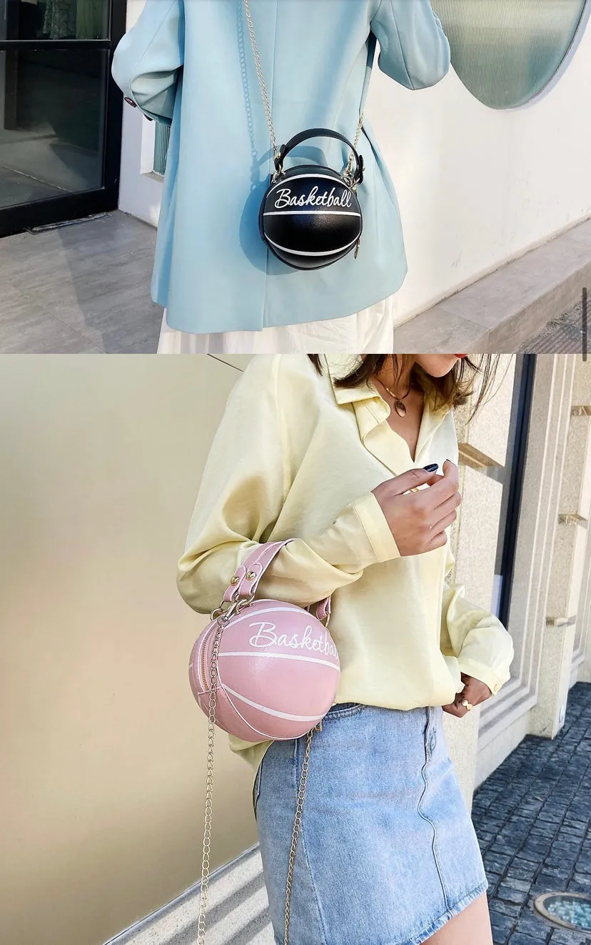 3d basketball fashion chain handbag