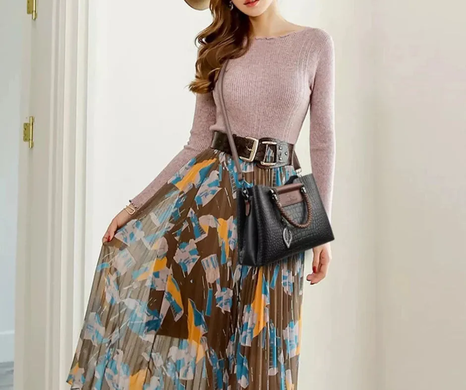 Alligator 3-Layer Luxury Crossbody