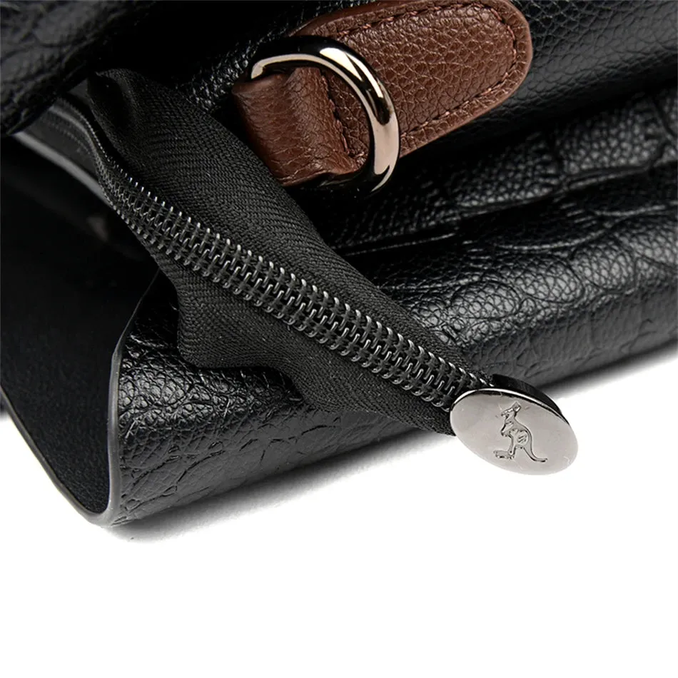 Alligator 3-Layer Luxury Crossbody