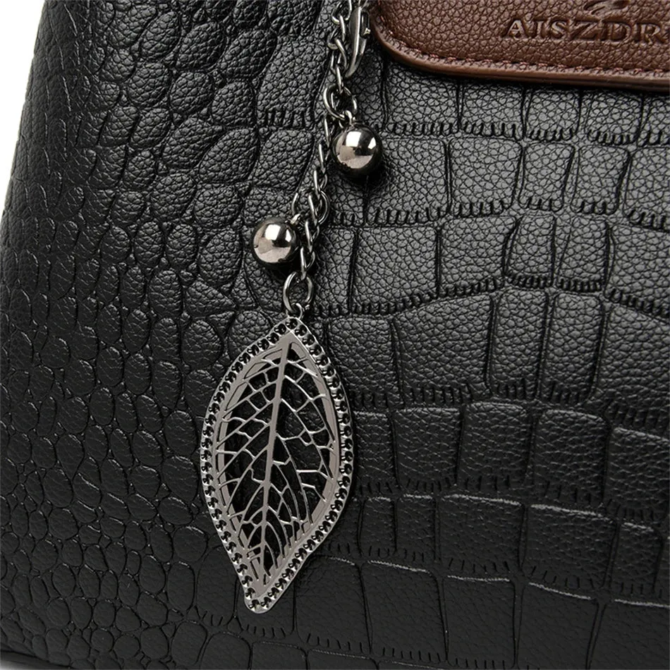 Alligator 3-Layer Luxury Crossbody