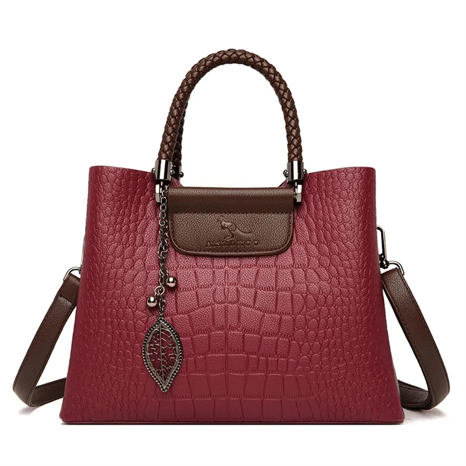 Alligator 3-Layer Luxury Crossbody