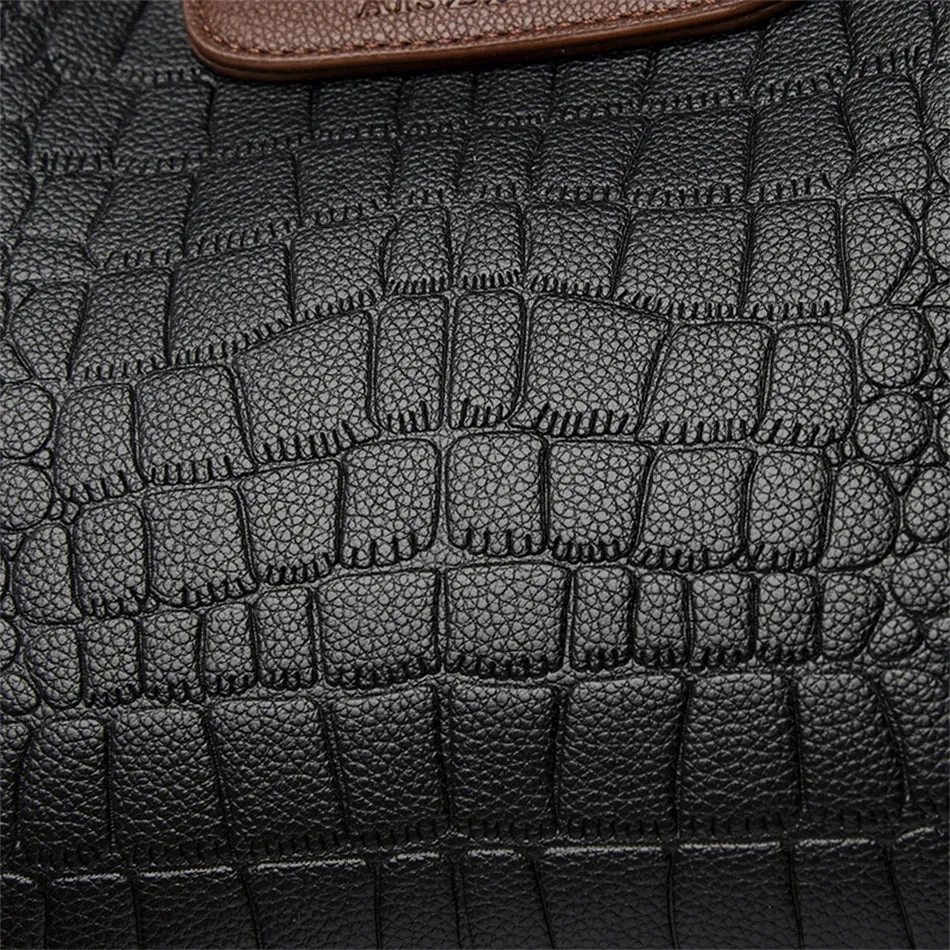 Alligator 3-Layer Luxury Crossbody
