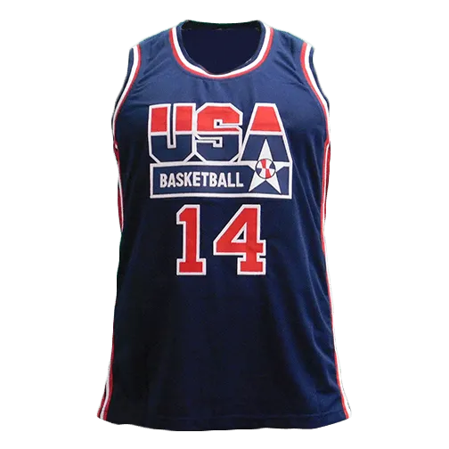 Alonzo Mourning Autographed USA Basketball Jersey (JSA)