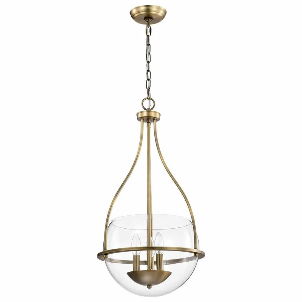 AMADO 3 LIGHT 14" PENDANT