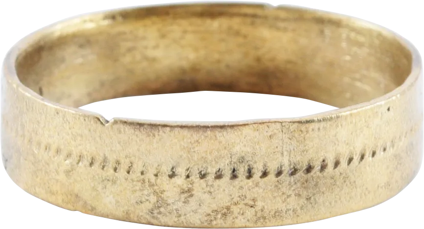 ANCIENT VIKING WEDDING RING, 9th-11th CENTURY AD, SIZE 12 1/2