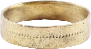 ANCIENT VIKING WEDDING RING, 9th-11th CENTURY AD, SIZE 12 1/2