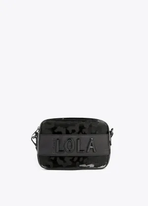 Animal print crossbody bag