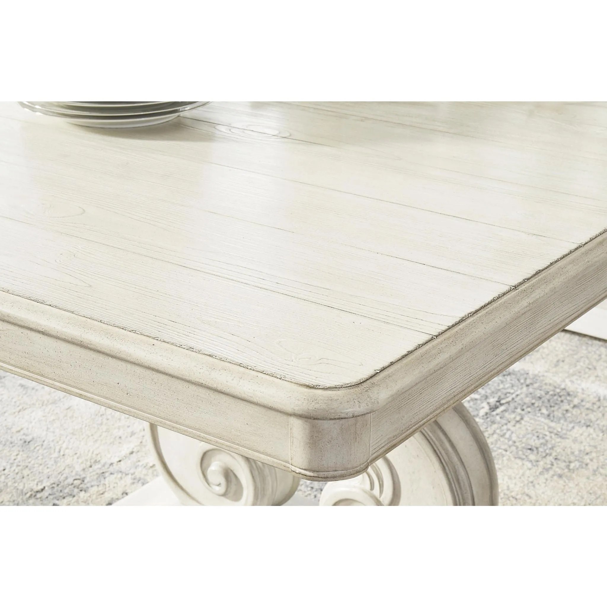 Arlendyne Dining Extension Table - Antique White - (D980D4)