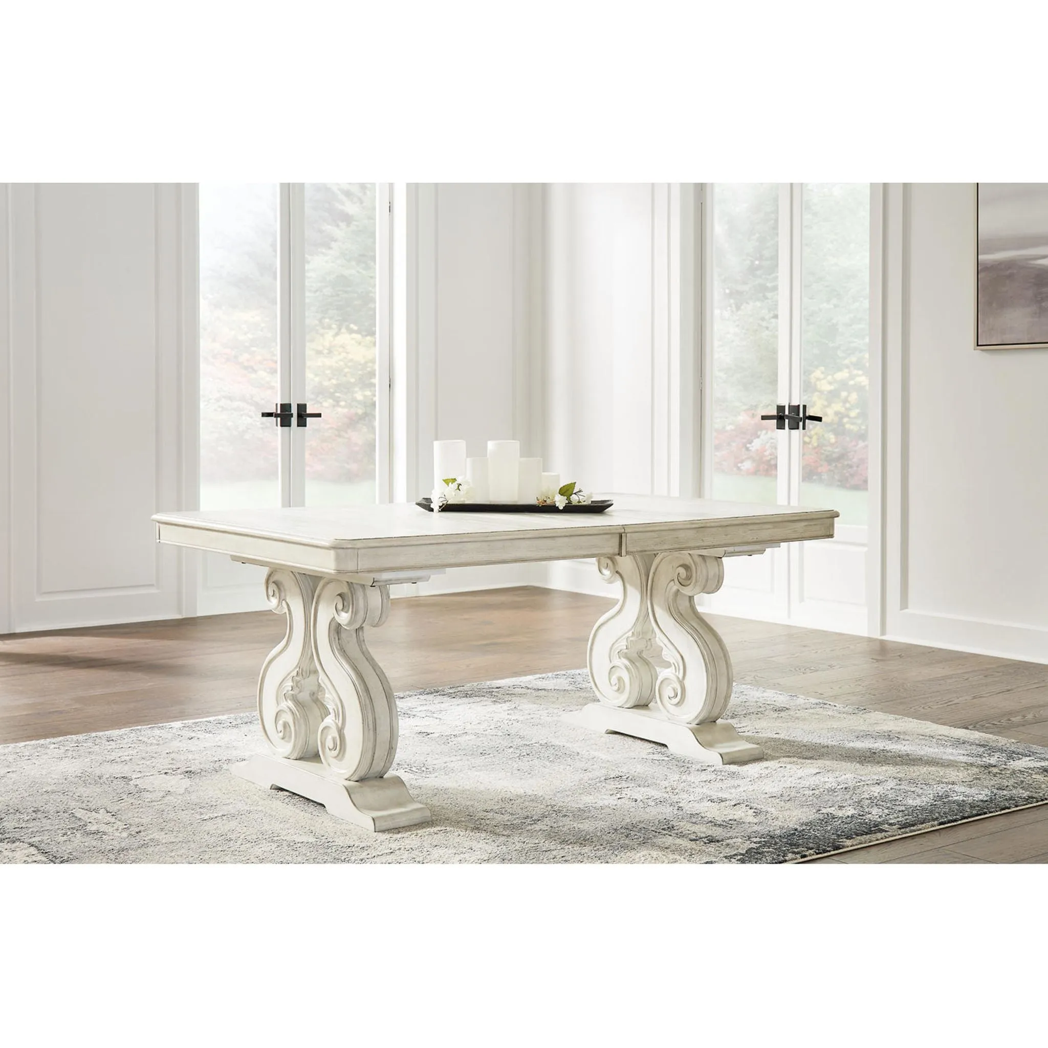 Arlendyne Dining Extension Table - Antique White - (D980D4)