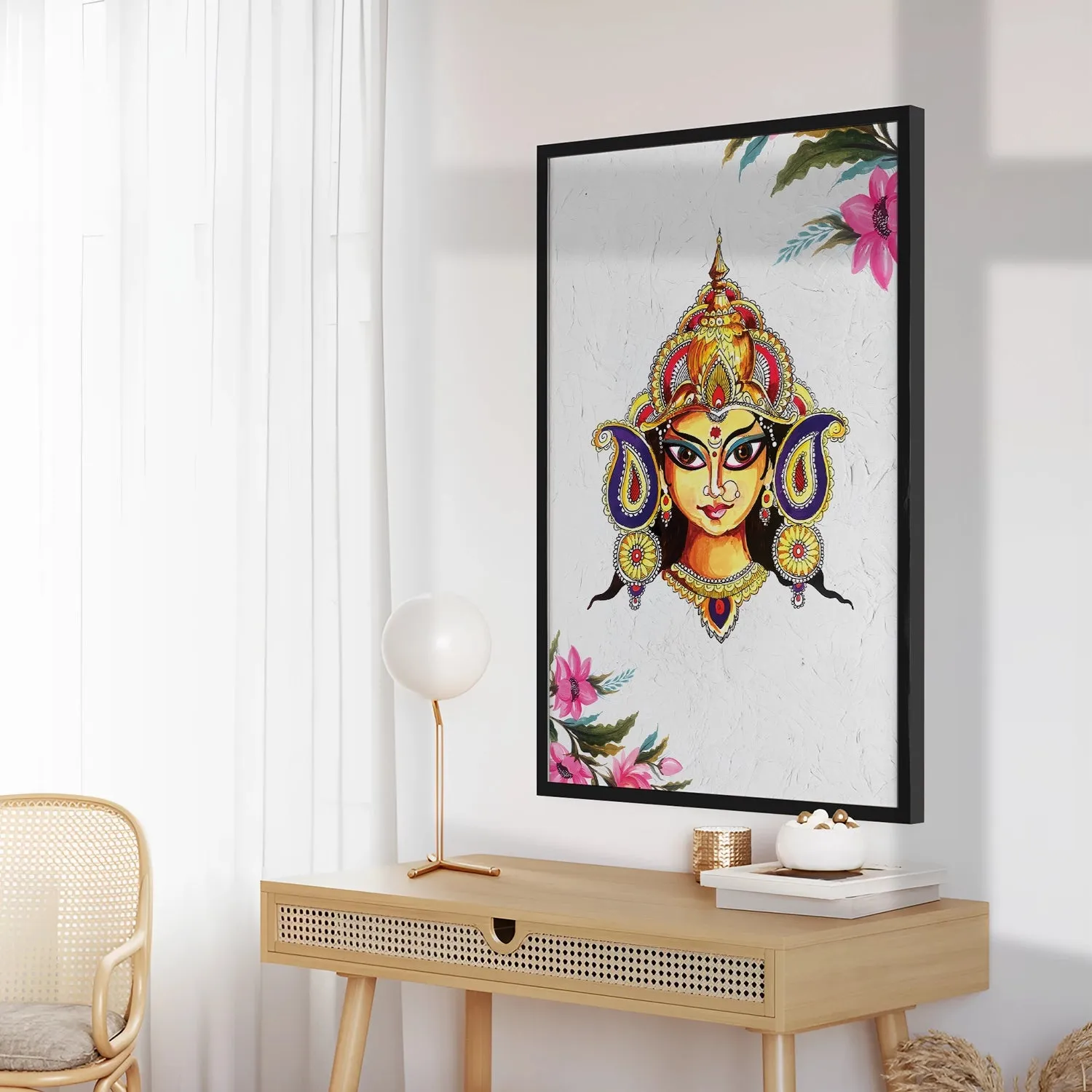 Artistic Durga Ma Portrait