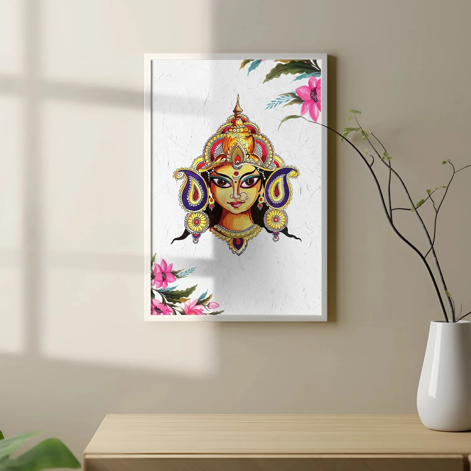 Artistic Durga Ma Portrait