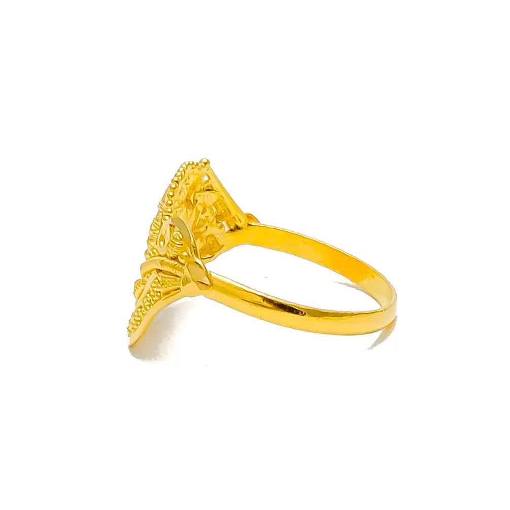 Artistic Fancy 22K Gold Ring
