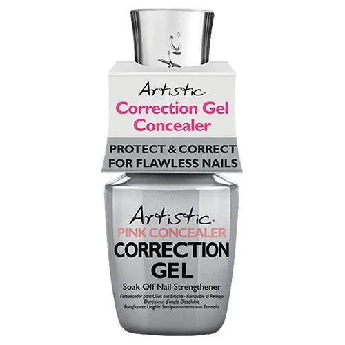 Artistic Nail Design Correction Gel Pink Concealer 15ml