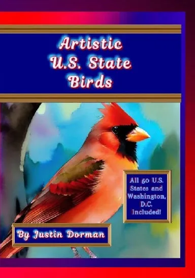 Artistic U.S. State Birds