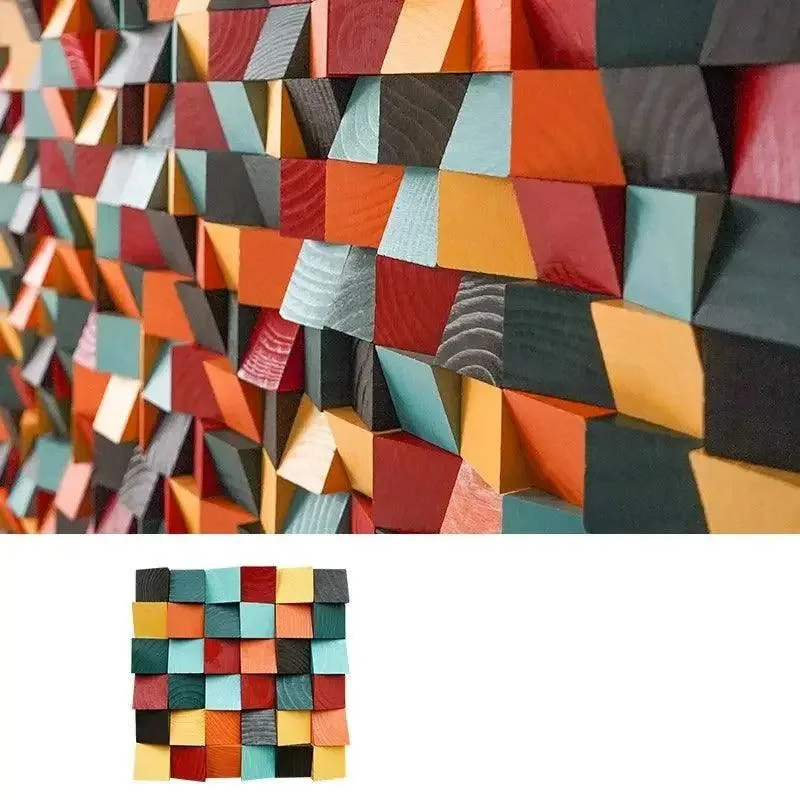 Artistic Wooden Tile Collection