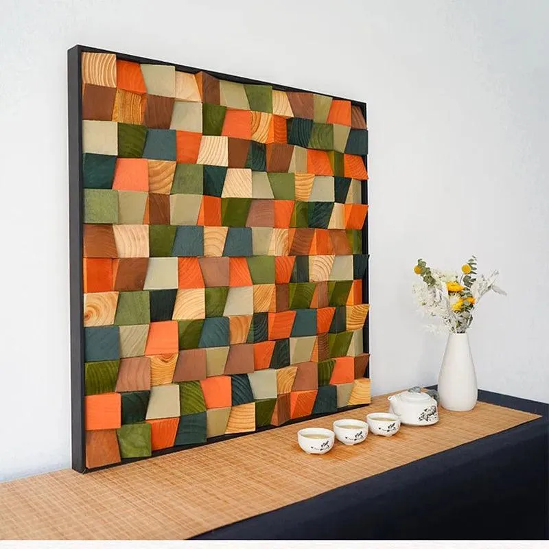 Artistic Wooden Tile Collection