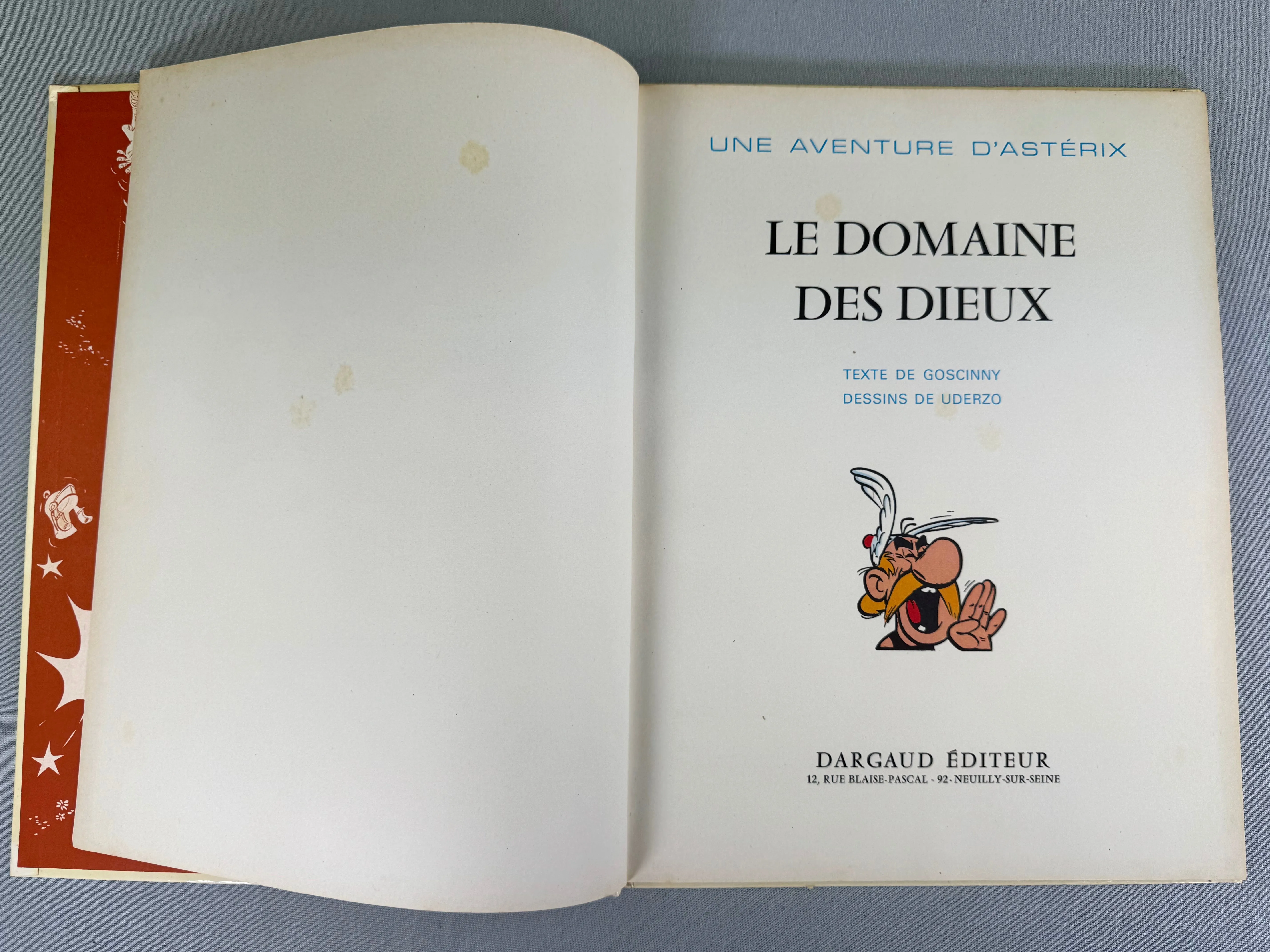 Asterix: Le Domaine Des Dieux - Dargaud 1971 1st French Edition Rare HB EO