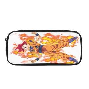 Awesome Goku Super Saiyan God Transformation DBZ Pencil Bag