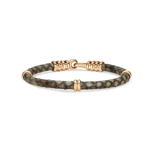 B427P Rose Gold on Grey Python