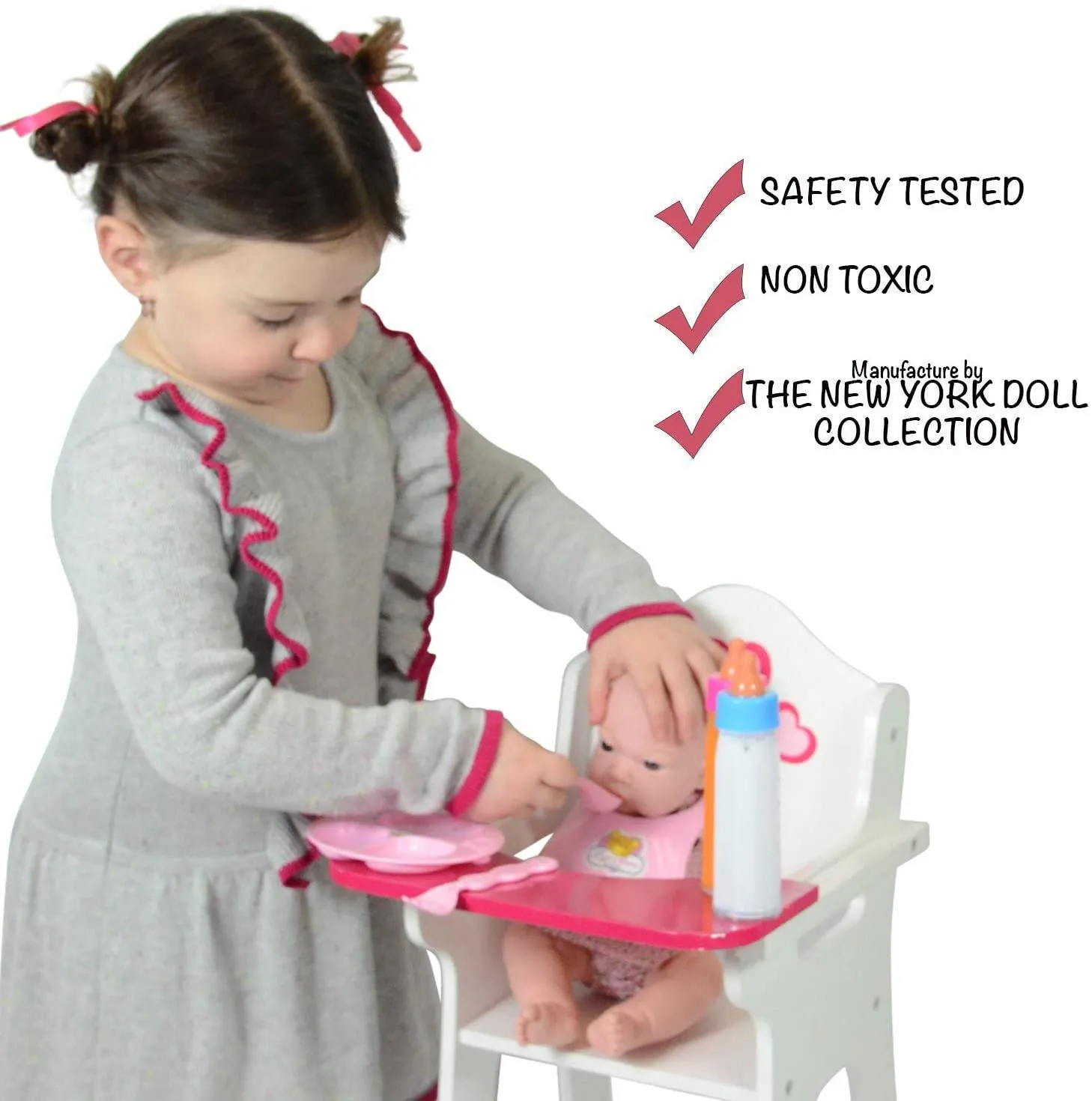 Baby Doll Accessories, Doll Magic Bottles & Doll Feeding Set in a Bag