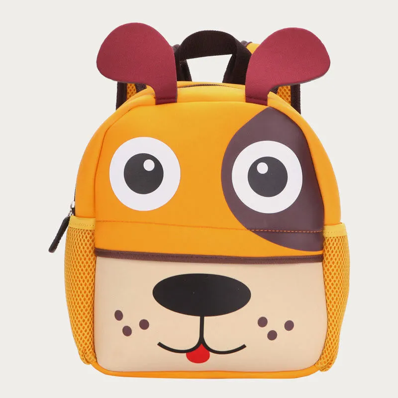 Backpack For Kids Cute Cartoon Animal Pattern Nylon Schoolbag