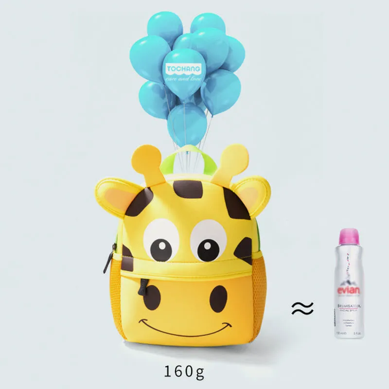Backpack For Kids Cute Cartoon Animal Pattern Nylon Schoolbag
