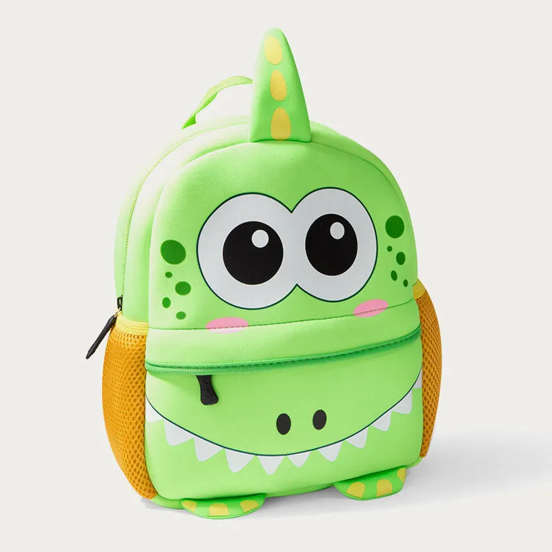 Backpack For Kids Cute Cartoon Animal Pattern Nylon Schoolbag