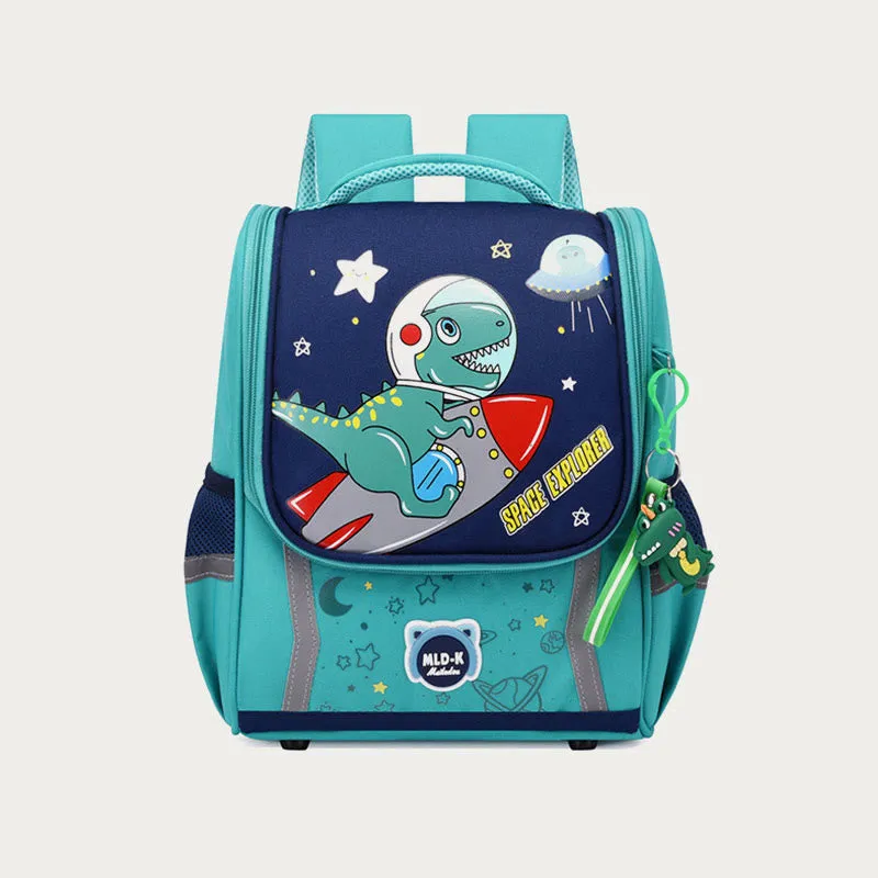 Backpack For Kids Cute Cartoon Unicorn Dinosaur Oxford Schoolbag