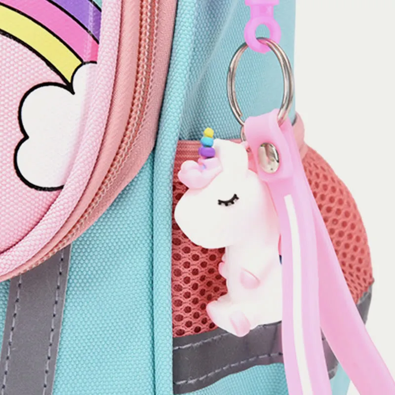 Backpack For Kids Cute Cartoon Unicorn Dinosaur Oxford Schoolbag