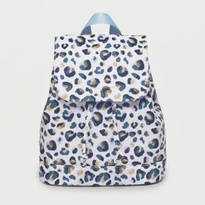 Backpack Mini Copperfield Blue Leopard Nylon