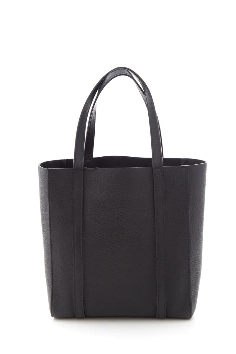Balenciaga Black Leather top Handle Handbag