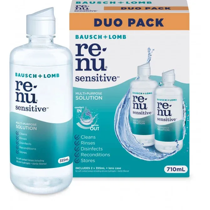 Bausch & Lomb Renu Sensitive Multi-Purpose Duo Pack 710ml (355ml   355ml)