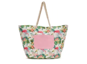Beach bag flamingo