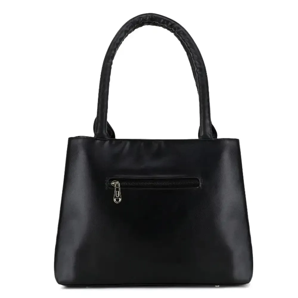 Beautiful Embroidered Trending Tote Bag Barfi Black