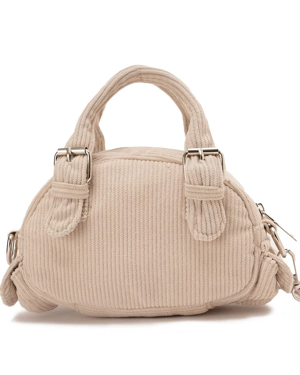 Beige Mini Corduroy Bag
