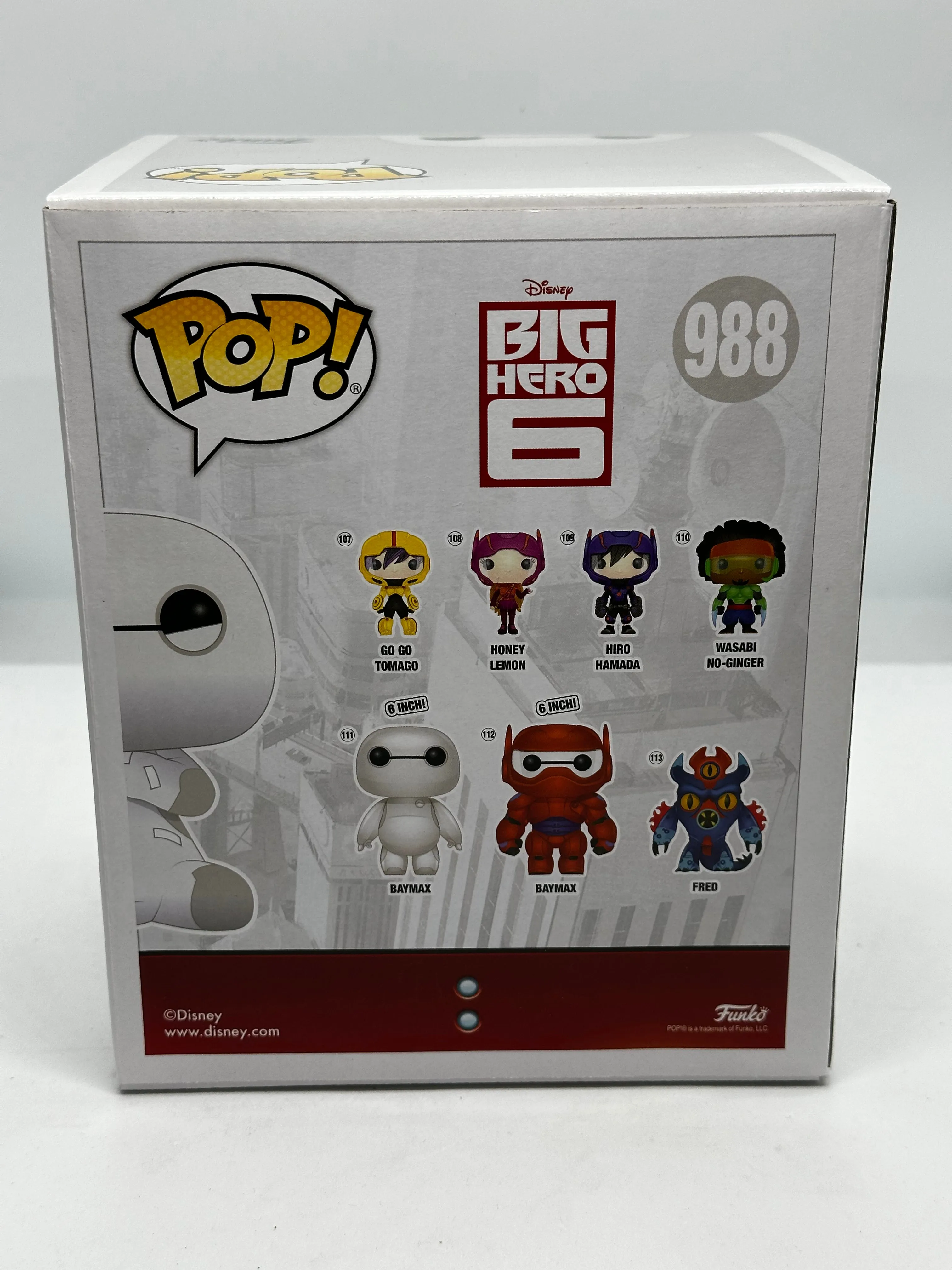 Big Hero 6 - Baymax with Mochi #988 6” Pop! Vinyl