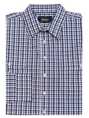 Bisley Long Sleeve Small Check Shirt