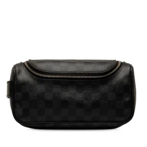 Black Louis Vuitton Damier Graphite Toiletry Pouch