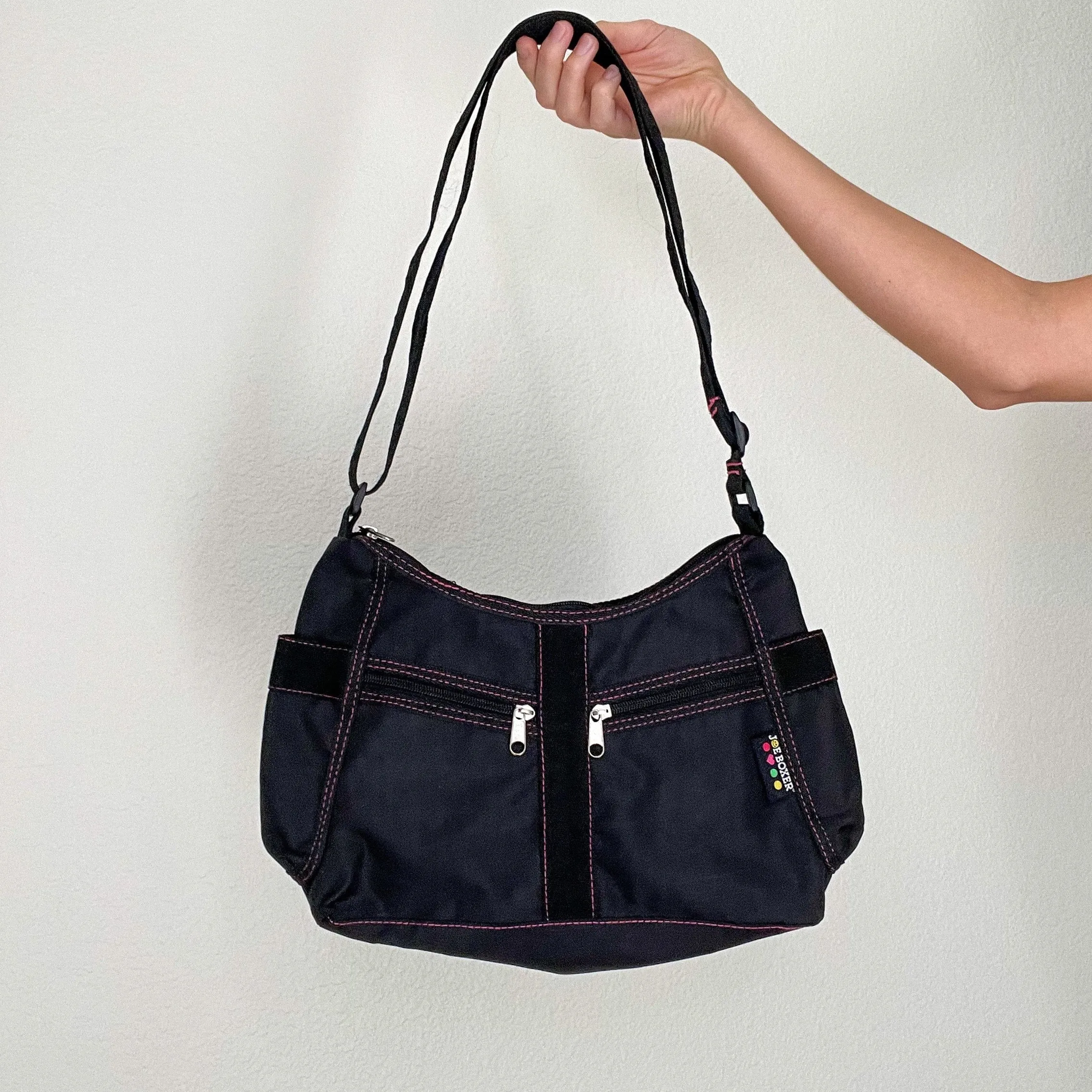 Black Nylon Joe Boxer Purse