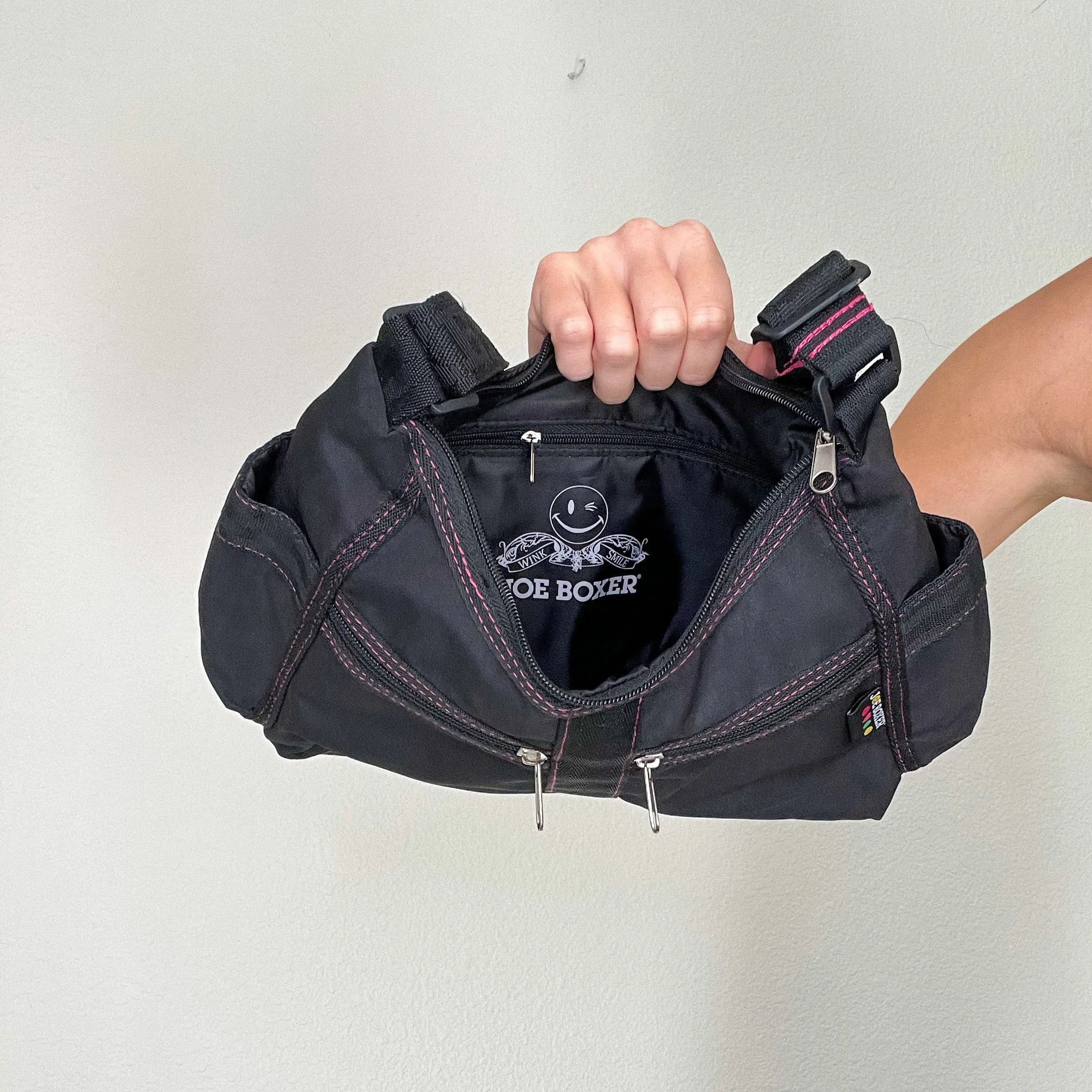 Black Nylon Joe Boxer Purse