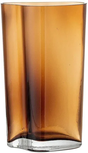Bloomingville Benia Vase, Brown, Glass
