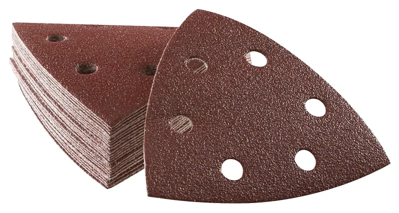 Bosch SDTR082C Triangle Sanding Sheet, 80 Grit, Coarse, Aluminum Oxide Abrasive :PK 25: QUANTITY: 1