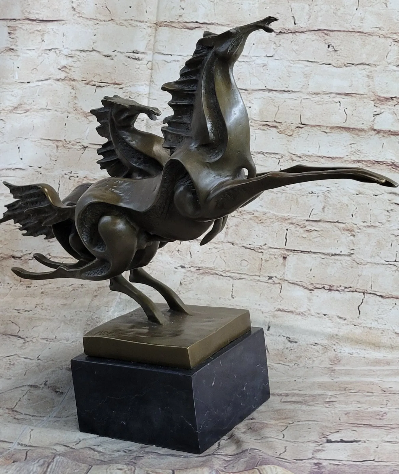 Bronze Sculpture Modern Art Hot Cast by Lost Wax Stallion Museum Quality  Work