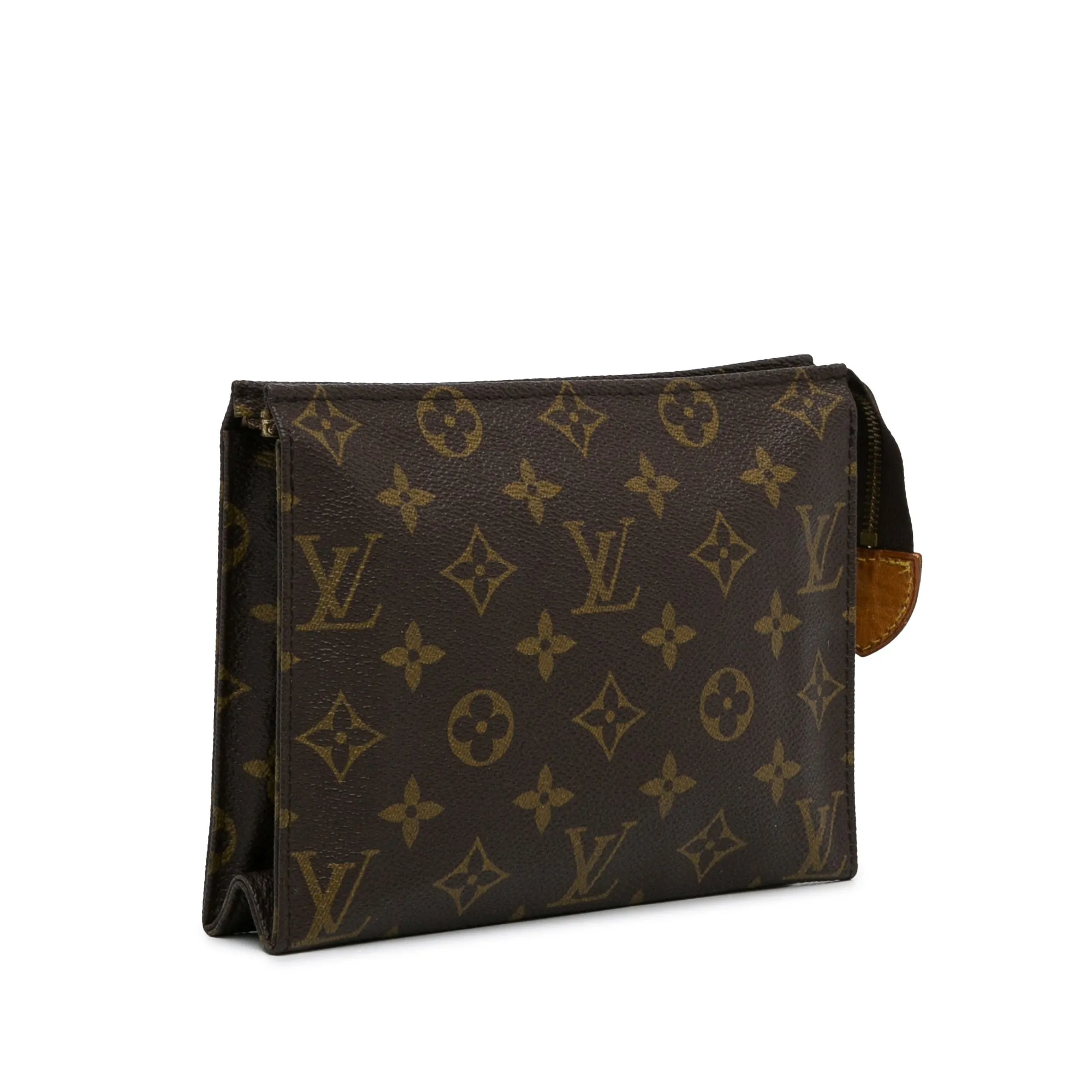 Brown Louis Vuitton Monogram Toiletry Pouch 19