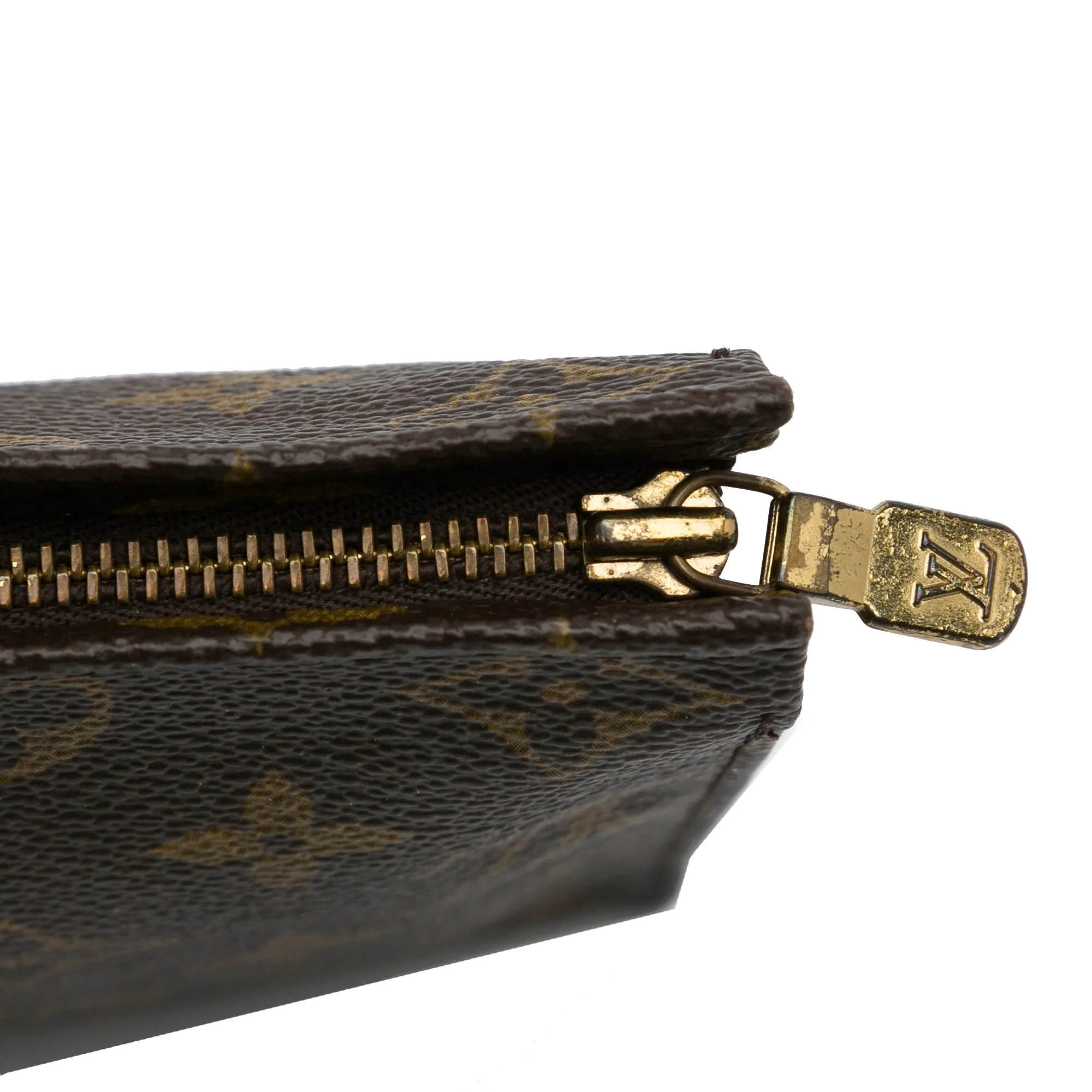 Brown Louis Vuitton Monogram Toiletry Pouch 19